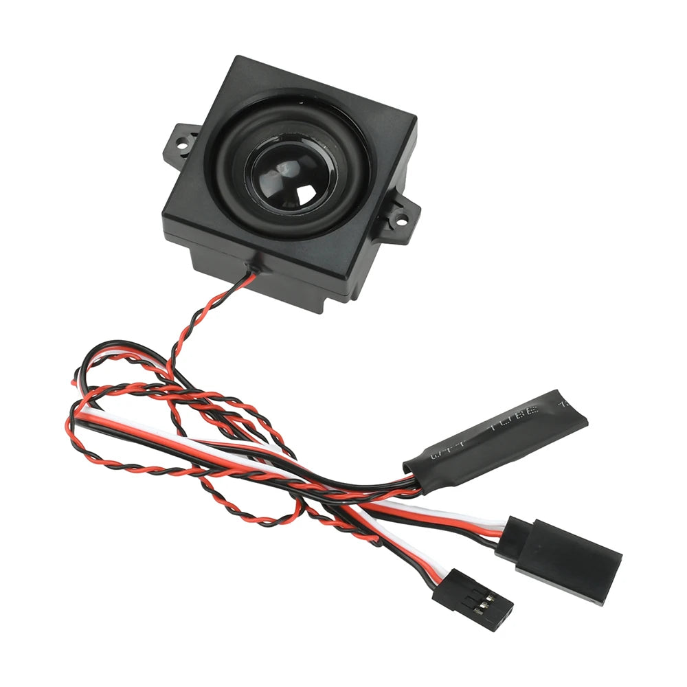 RC Diesel Engine Sound Simulator Module - 5W 8Ω Speaker with Realistic Variable Frequency Sound for RC Trucks, Excavators & Cars