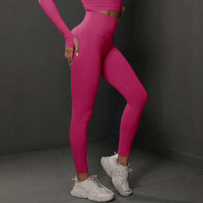 Women’s Seamless Gym Leggings – High-Waist Booty-Lifting Yoga & Fitness Pants, Sexy Sportswear