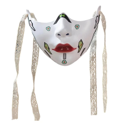Adult Mechanical Half-Face Masquerade Mask — Cosplay & Halloween Dress-Up Prop for Men & Women Gift