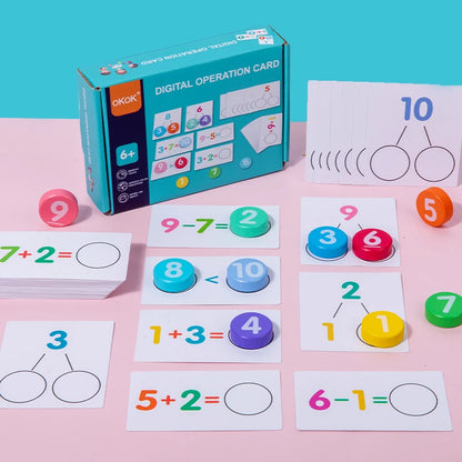 Children's Math Early Education Toy – Number Cognition & Mathematical Operations Learning Aids