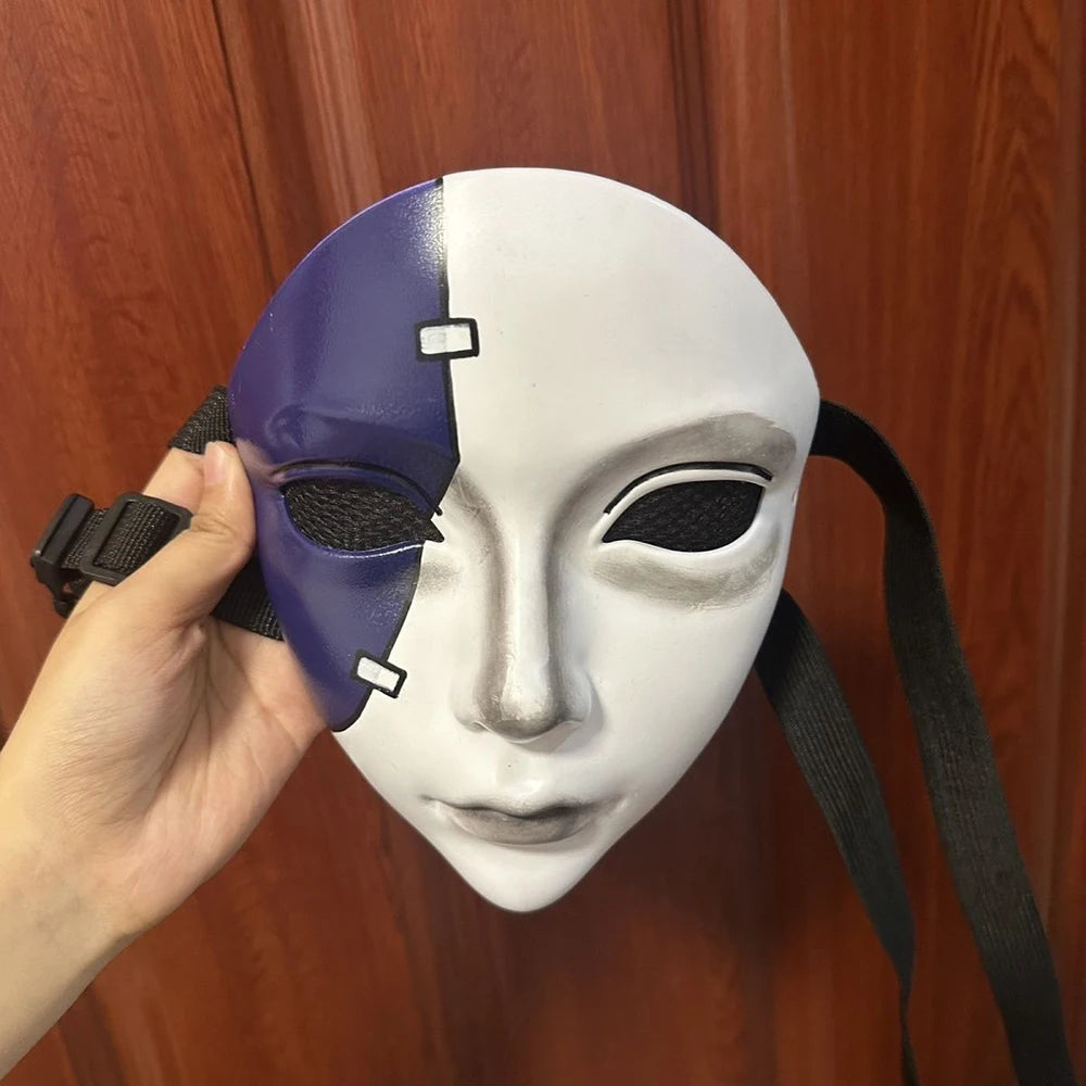 Sally Face Cosplay Mask — Adult Unisex Full-Face Terror Mask for Carnival, Party & Costume Props