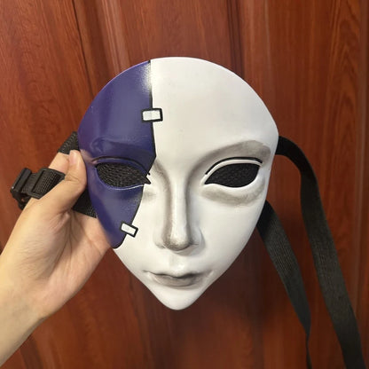 Sally Face Cosplay Mask — Adult Unisex Full-Face Terror Mask for Carnival, Party & Costume Props