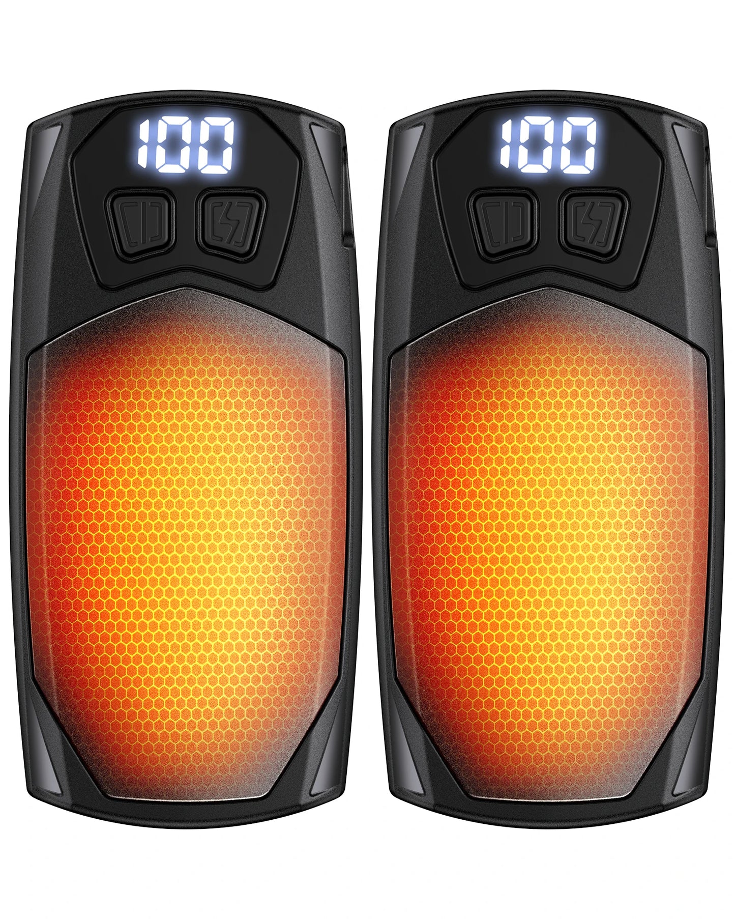 Rechargeable Hand Warmers 2-Pack – 3000mAh Each, Fast-Heating Portable Electric Pocket Heater for Outdoor Camping