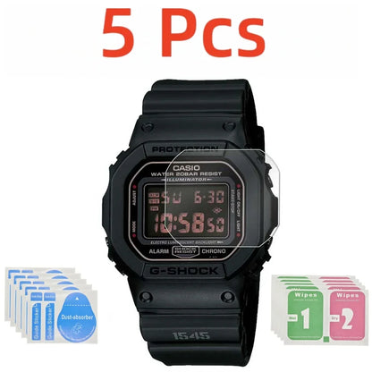 9H Tempered Glass Screen Protector for Casio G-Shock - Ultra-Thin Protective Glass for DW-5035, DW-5600, GW-B5600 and GW-M5600