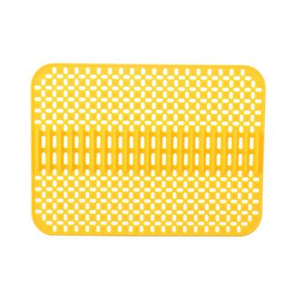Food-Grade Silicone Hollow Insulation Mat – Non-Slip Kitchen Sink Protector & Desktop Table Mat