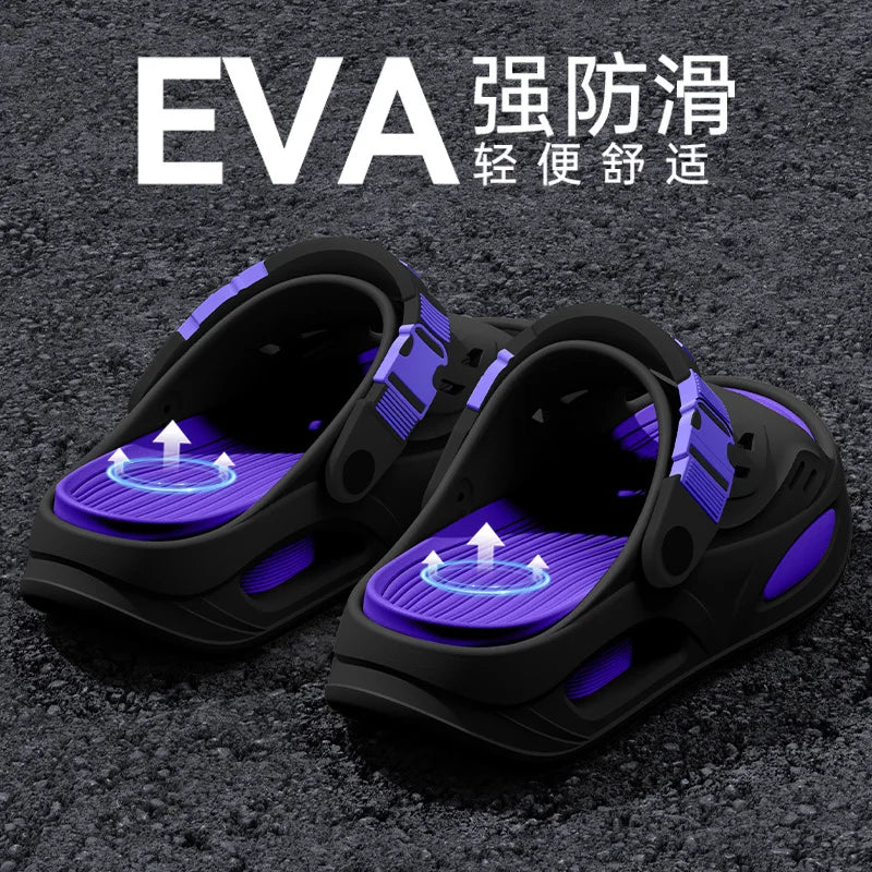 Men's Arch Support Slippers - EVA Anti-Slip Thick Sole Summer Sandals for Driving