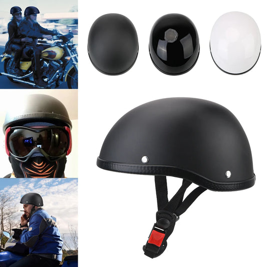 Motorcycle Helmet MTB Bike – Unisex Retro Vintage Half Face Cycling Safety Protector, Ultralight Motorbike Accessories