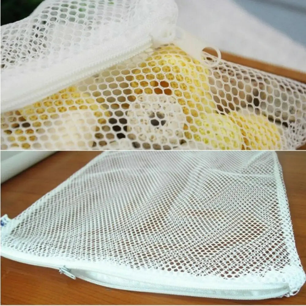 5/10Pcs Reusable Aquarium Filter Media Bags – Fine Mesh Zipper Bags for Freshwater & Saltwater Fish Tanks