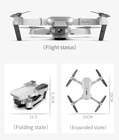 KBDFA 2023 E88 Pro WIFI FPV Drone – 4K/1080P HD Camera, Height Hold, Foldable Quadcopter Helicopter for Kids & Gifts        4o mini