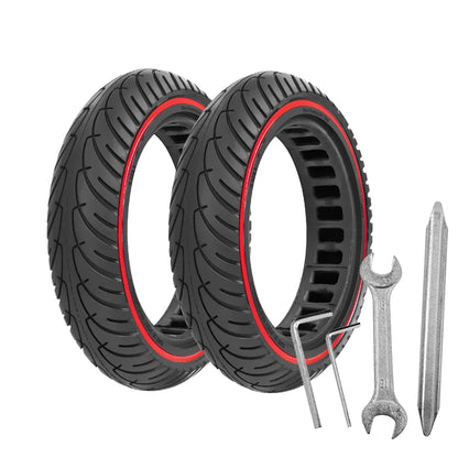 8.5 Inch Honeycomb Solid Scooter Tire - Anti-Explosion Shock Absorbing Replacement Wheel for Xiaomi M365, 1S & Pro