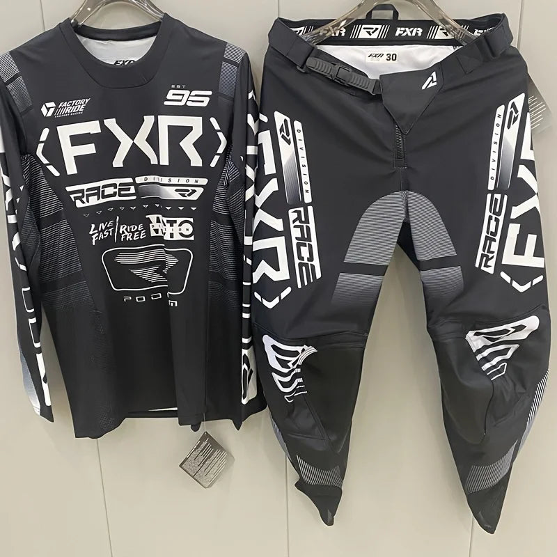 2025 FXR Off-Road Motorcycle Gear Set – MX Jersey & Pants Combo for Dirt Bike Racing & Motocross