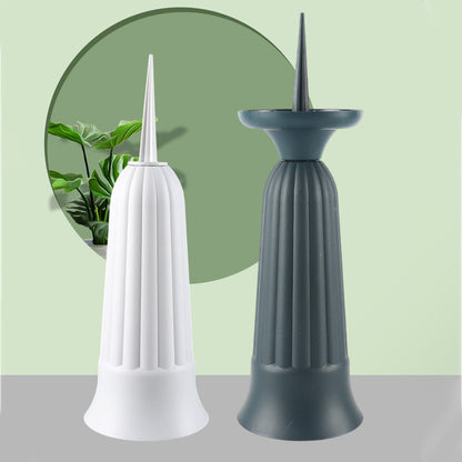 Outdoor Memorial Garden Vase – Flower Pots with Long Spikes, PP Plastic Grave Markers for Cemetery & Festival Decorations