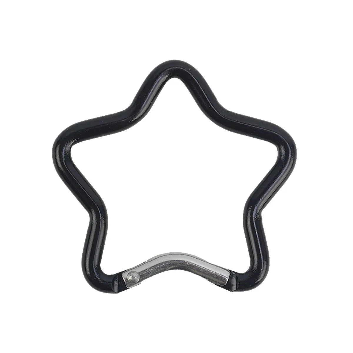Five-Pointed Star Aluminum Carabiner Keychain - Outdoor Camping Keyring Clip Bottle Hanging Hook