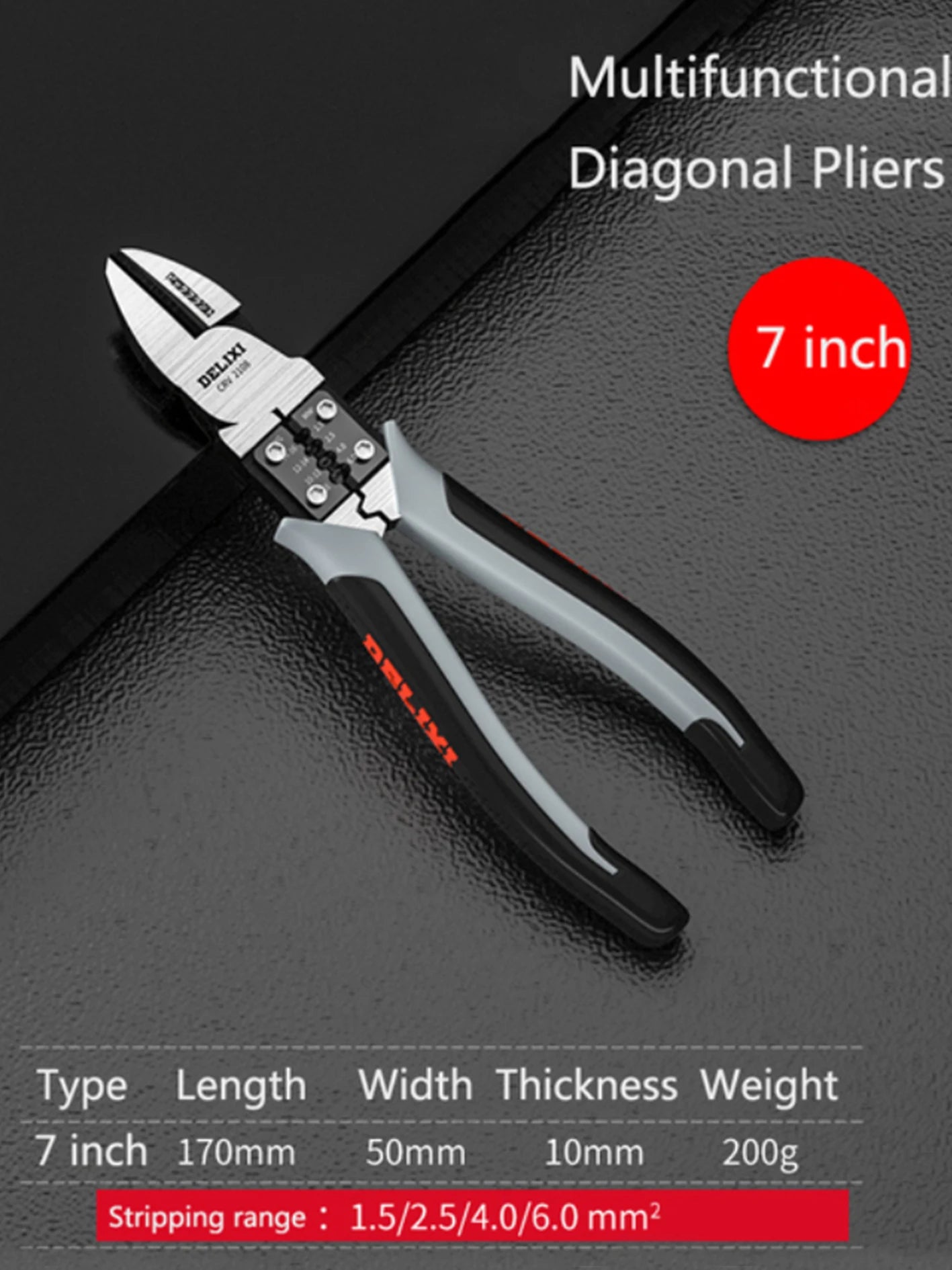 Multifunctional Universal Diagonal & Needle Nose Pliers – Electrician Wire Cutters and Hand Tools