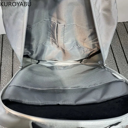 Y2K Retro Unisex Backpack — Preppy Harajuku High Street Large Capacity Travel Bag