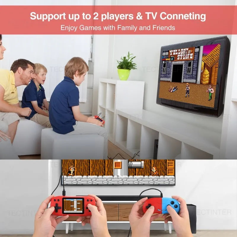 Retro Handheld Game Console | Portable Player with 620 Built-in Classic Games & Rechargeable Battery