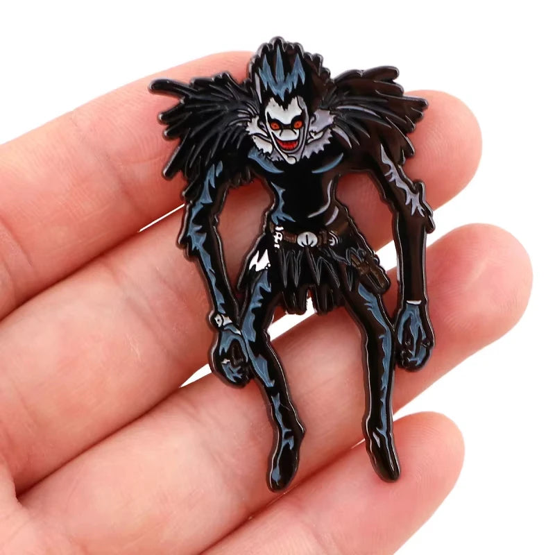 Death Note Ryuk Enamel Pin - Anime Shinigami Lapel Brooch for Manga Fans, Backpacks and Clothing Decor