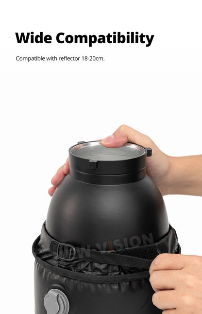 Flynoodle Air Tube Inflatable Softbox - Video Light Diffuser for Aputure, Nanlite, Godox, ZHIYUN & COLBOR