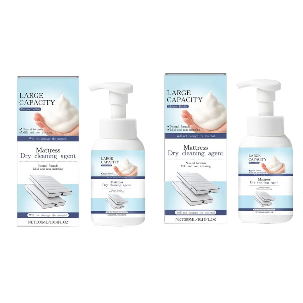 Mattress & Upholstery Stain Remover - Dry Cleaning Foam for Coffee, Wine, Urine, Cosmetics & Fabric Care
