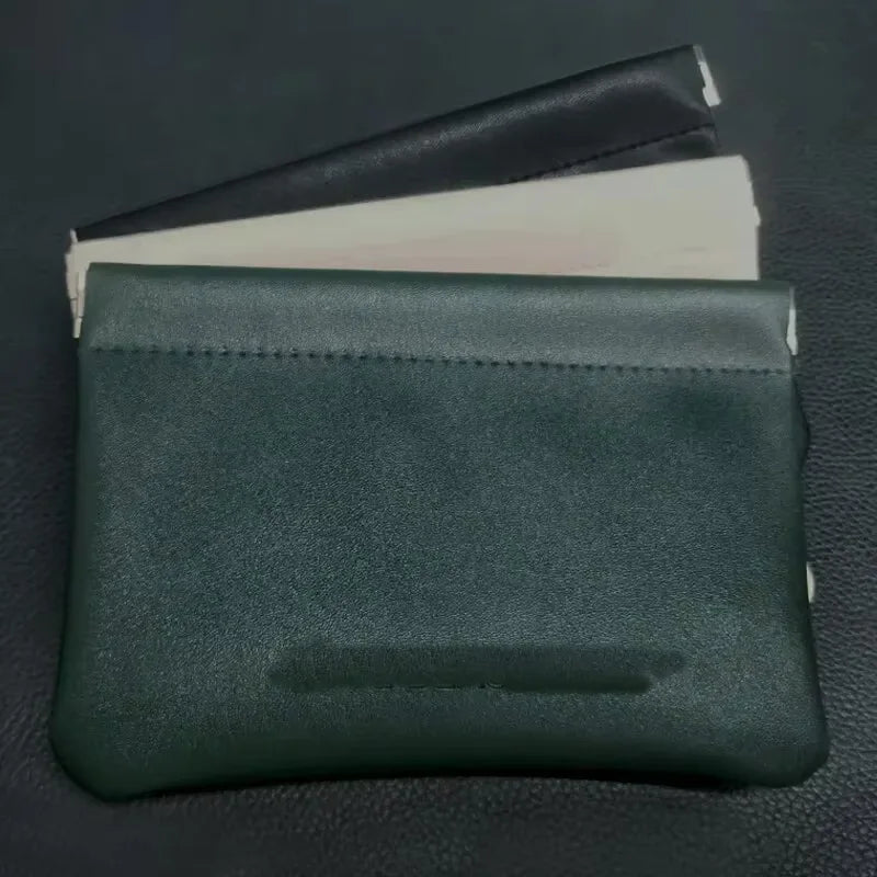 PU Leather Storage Bag - Waterproof Portable Organizer for Earphones, Charging Cables, Cosmetics, Lipstick & Jewelry