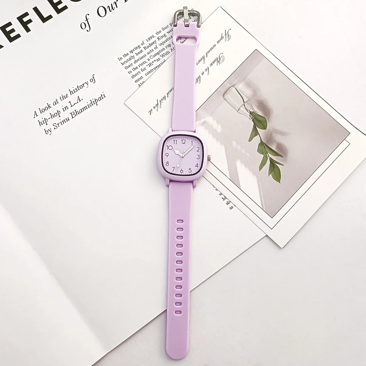Fashion Women’s Silicone Quartz Watch – Ladies Wristwatch Gift for Christmas & Valentine’s Day