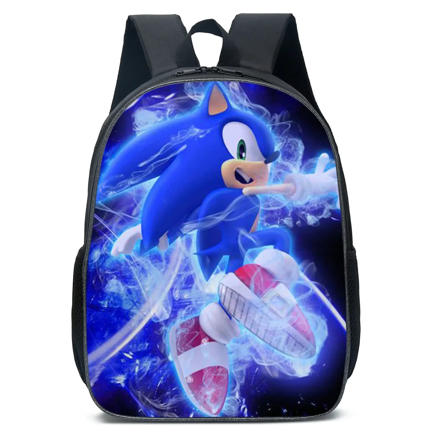 Cartoon Sonic School Backpack – Anime Kids' Primary & Secondary Mochila Bag