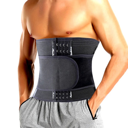 Men’s Waist Trainer Sports Belt — Weight Loss Waist Cincher Trimmer Girdle Corset Body Shaper Wrap