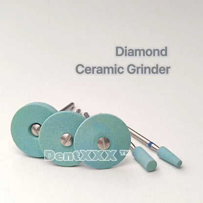 Diamond Polishing Stone Grinder - 2.35mm Shank Coarse Grit Polishing Head for Precision Finishing