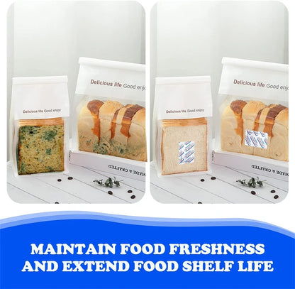 Vacuum Sealed Bags with Oxygen Absorbers — 150Cc Food Storage Bags & Jars for Long-Term Dry Food Preservation