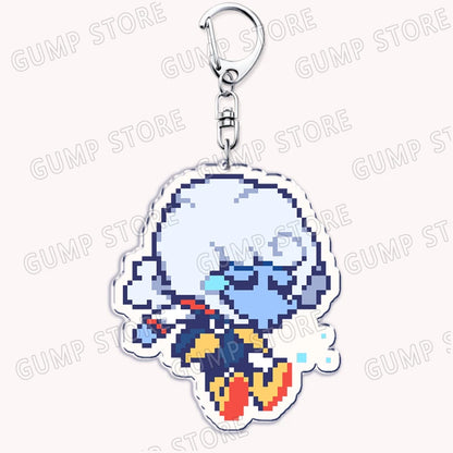 Deltarune & Undertale Keychains – Ralsei, Kris, Susie & Spamton Fan Gaming Accessories