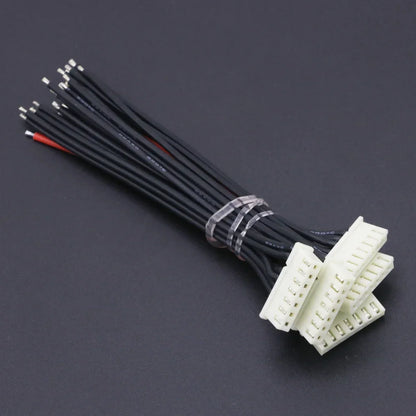 10pcs Lipo Battery Balance Charger Cables – 1S to 8S, IMAX B6 Connector, 30/20/15/10cm Single Head Wire