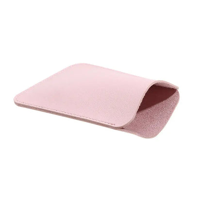 Wireless Mouse Storage Bag - PU Leather Anti-Scratch Protective Sleeve & Small Item Organizer Pouch