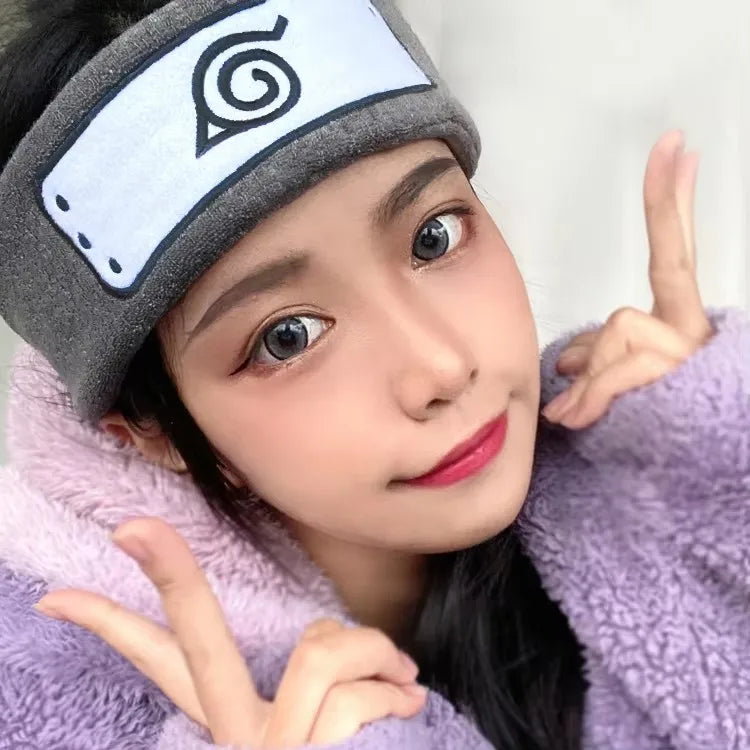 Anime Hatake Kakashi Cosplay Headband – Konoha Ninja Symbol Cotton Snood, Hair Band, Wristband, and Armband Props Unisex