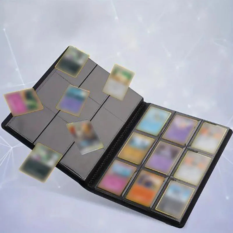 Trading Card Binder - 160/360/480 Capacity Side-Loading PP Card Holder Album for Gaming Cards