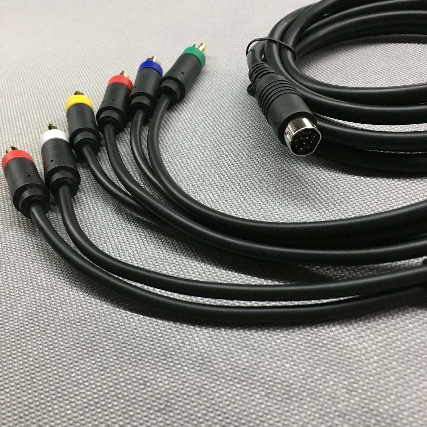 SEGA Saturn RGB/RGBS RCA Composite AV Cable for PVM BVM NEC XM Scalers BNC RGB+Sync Retro Gaming Video Connection Cable