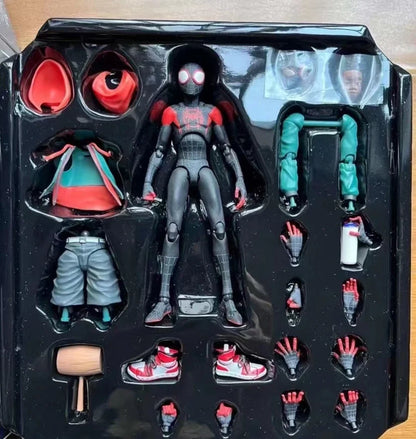 Marvel Legends Sentinel Spider-Man Action Figure - Spider-Verse Miles Morales, Peni Parker, Anime Statue Toys