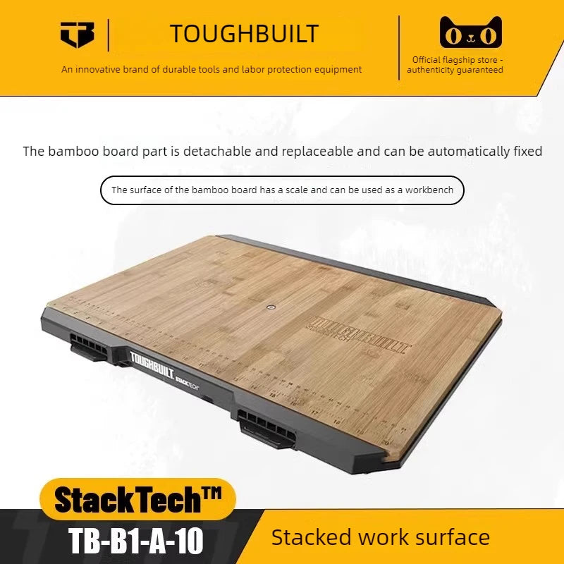 TOUGHBUILT All-in-One Tool Box - Waterproof Stackable Rolling Storage Case for Electricians, Camping & Vehicle Repair