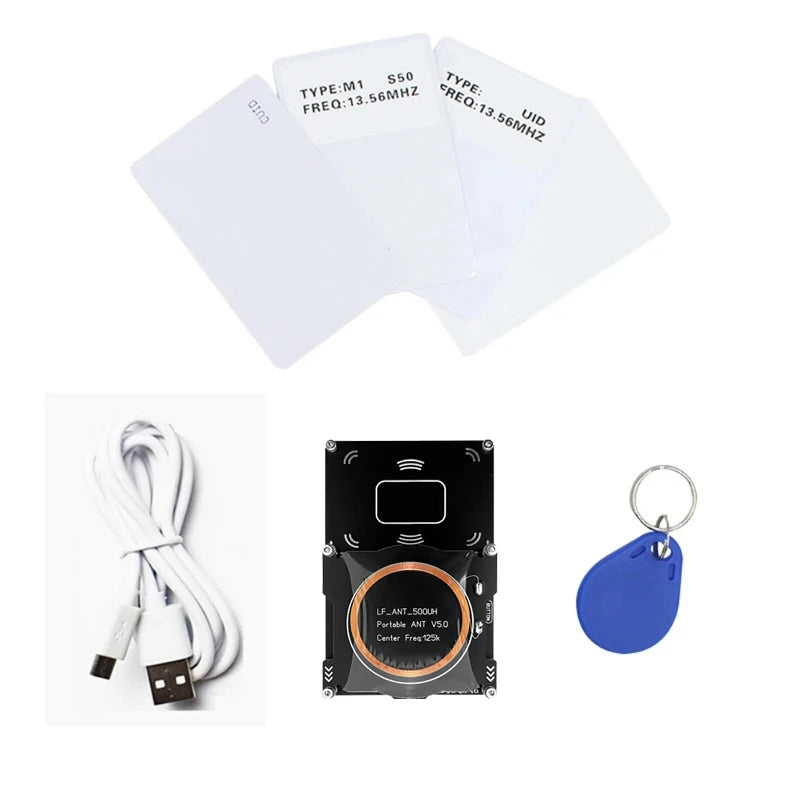 RFID Duplicator Proxmark3 — Smart Card Reader with 2 USB Kits, 512MB Memory, NFC Key & IC/ID Tag Cloner Writer