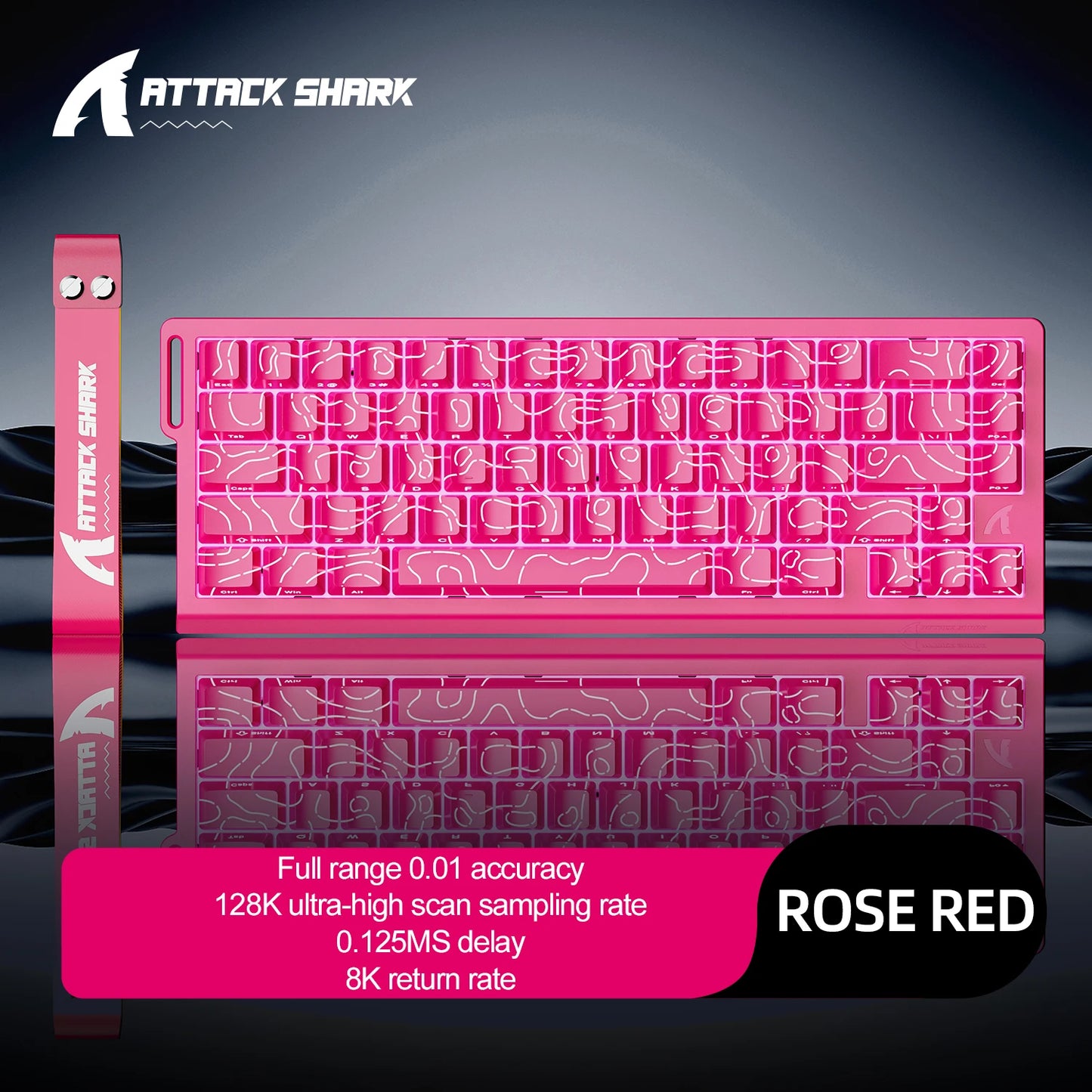 ATTACK SHARK X68HE Magnetic Gaming Keyboard - X68 Pro Rapid Trigger 8000Hz Mechanical Keyboard