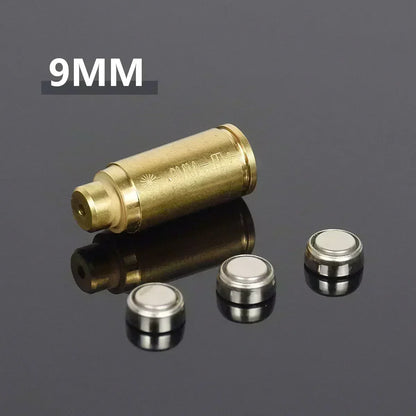 Multi-Caliber Laser Bore Sighter — 12GA, 20GA, 5.45x39, 7.62x39, 9x19mm, .223, .308, .338 Training Cartridge