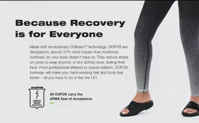 OOFOS New Sandals – Lightweight Recovery Slippers for Men & Women, Soft Bottom Indoor Slides & Beach Shoes