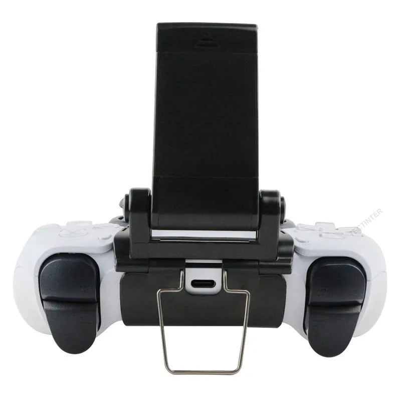 PS5 Controller Mobile Stand - Cellphone Bracket Mount Hand Grip for PlayStation 5 Gamepad, Compatible with Samsung S9 S8 Clip Holder