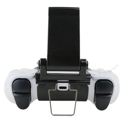 PS5 Controller Mobile Stand - Cellphone Bracket Mount Hand Grip for PlayStation 5 Gamepad, Compatible with Samsung S9 S8 Clip Holder