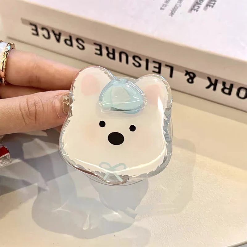 Cute Moon & Stars Rotating MagSafe Phone Grip Stand - Magnetic iPhone Holder with Wireless Charging Support