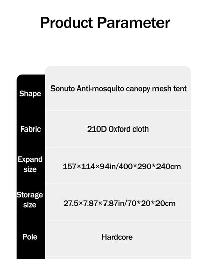 210D Large Family Camping Tent (6-10P) – Waterproof, UV Protection, Portable Canopy with Mosquito Shield for Beach & Park
