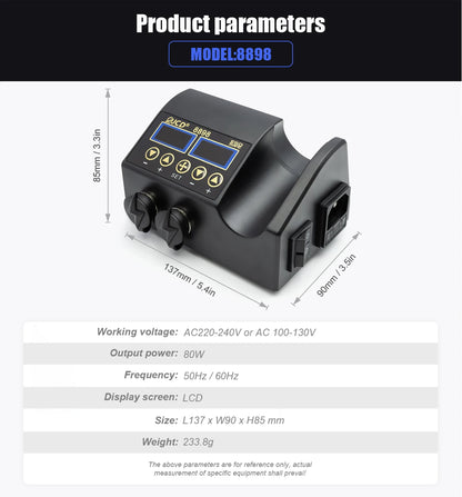 JCD 8898 2-in-1 Soldering Station 750W – Soldering Iron & Hot Air Gun for BGA SMD Phone Repair & Welding