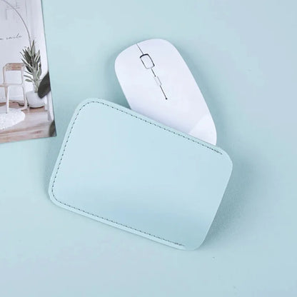 Wireless Mouse Storage Bag - PU Leather Anti-Scratch Protective Sleeve & Small Item Organizer Pouch
