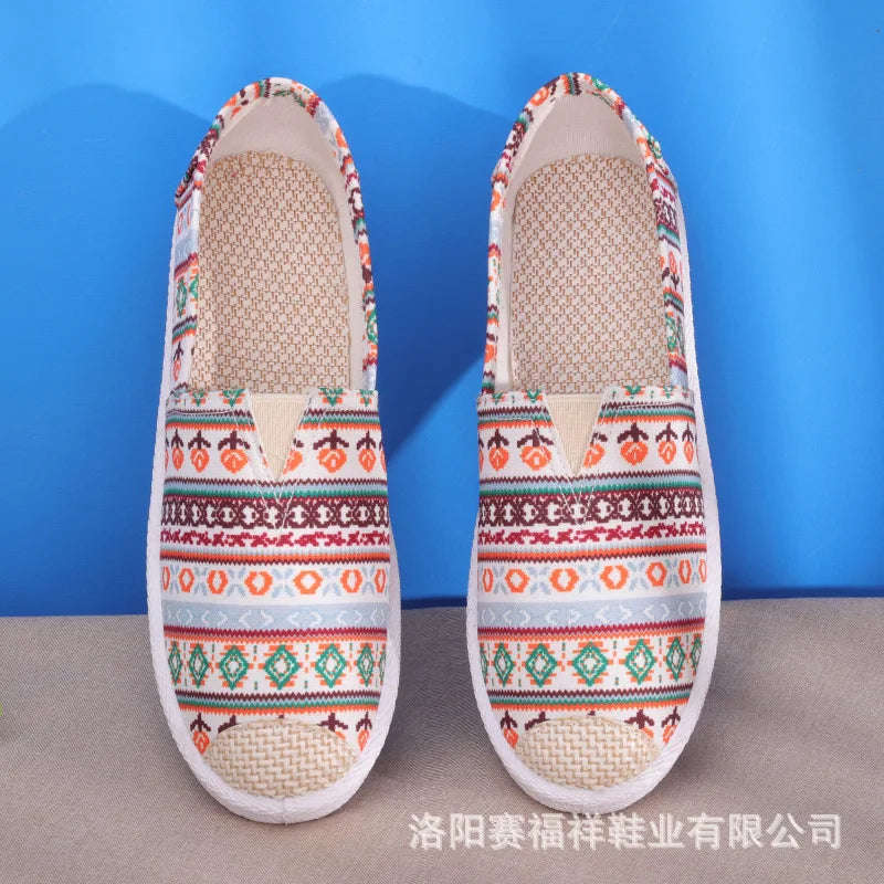 Women’s Summer Mesh Flat Shoes - Breathable Lightweight Slip-On Loafers & Casual Comfort Sneakers