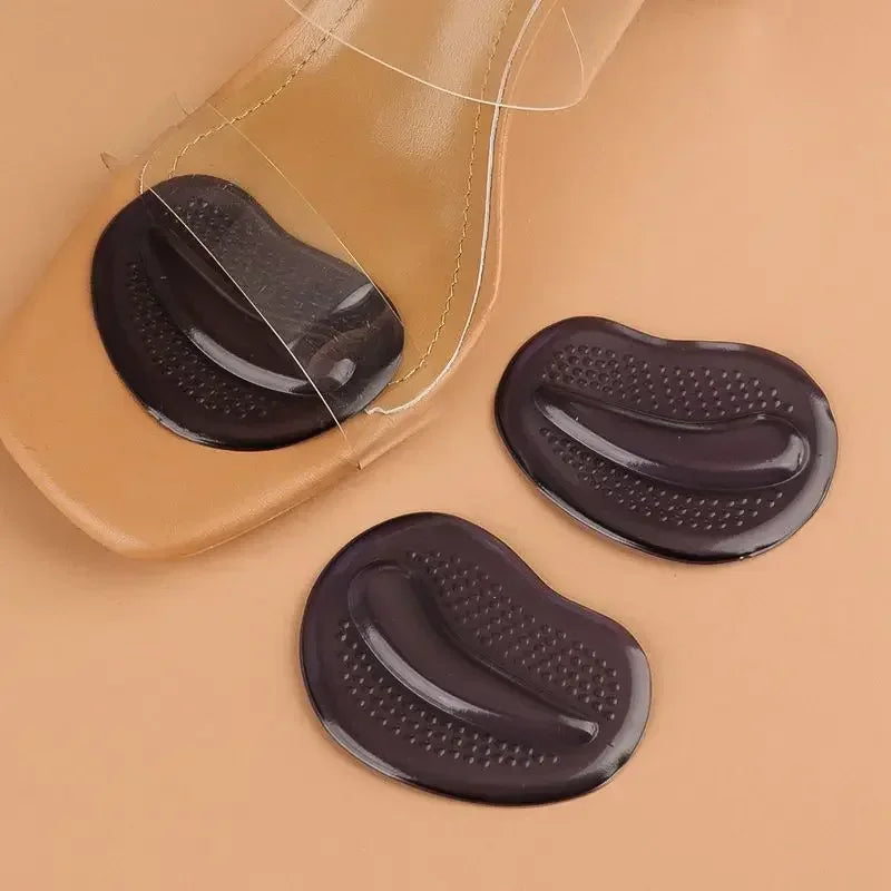 New Forefoot Pads for Sandals & High Heels – Silicone GEL Invisible Half-Size, Non-Slip Self-Adhesive Pads