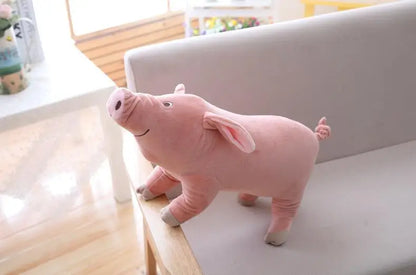 25cm Lifelike Cartoon Pig Plush Toy — Soft Stuffed Animal Doll, Kawaii Birthday Gift for Girls